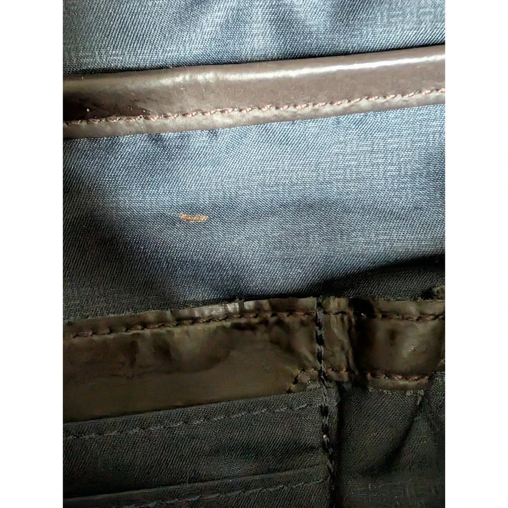 TUMI Alpha 3 Slim Solutions Brief Pack Backpack Anthracite Gray/Brown